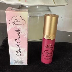 Too Faced Cloud Crush Whipped Lip & Cheek Color “hopeful romantic” pink fushia